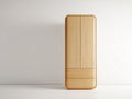 Armarios de madera 90x45x180 cm - Color madera natural - Armario con 2 puertas y 2 cajones para dormitorio y almacenamiento del hogar